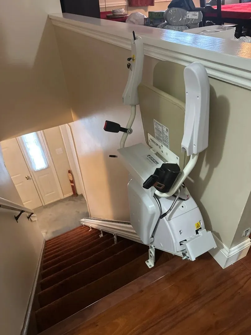 Stairlift installed in a Mount Airy, MD home